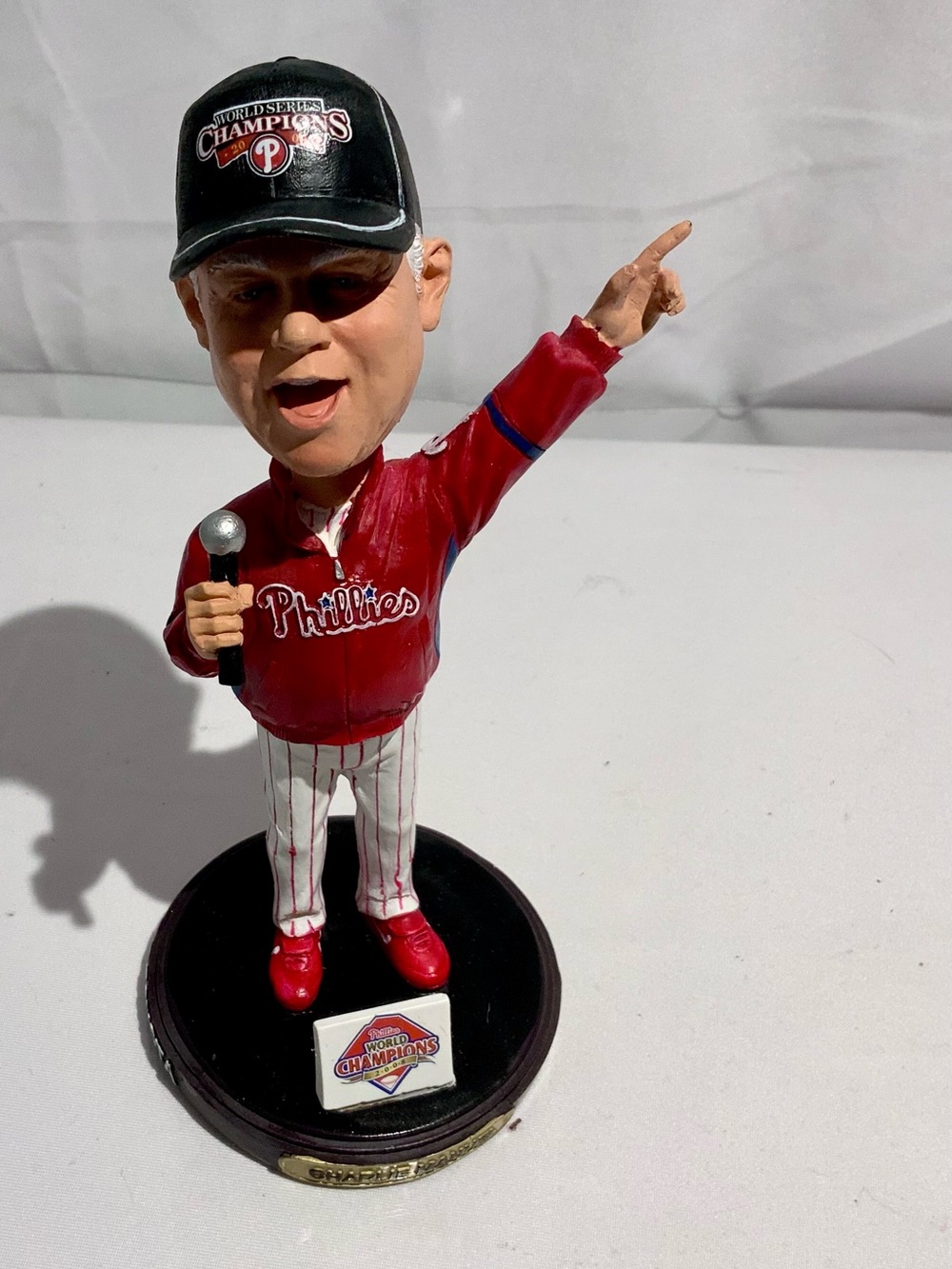 PHILLIES CHARLIE MANUEL 2008 WORLD CHAMPS BOBBLEHEAD